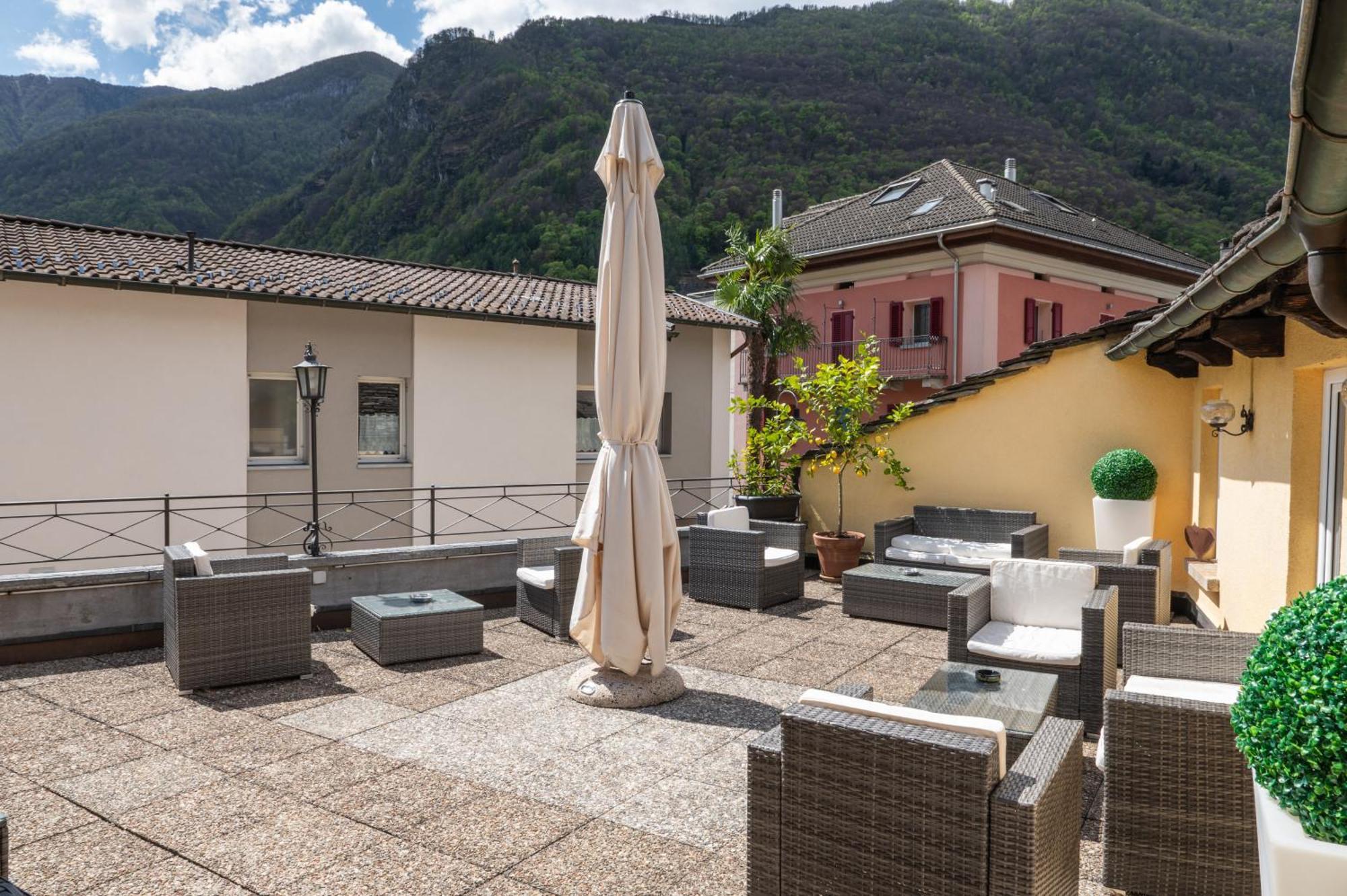 Locanda Poncini Maggia Bagian luar foto