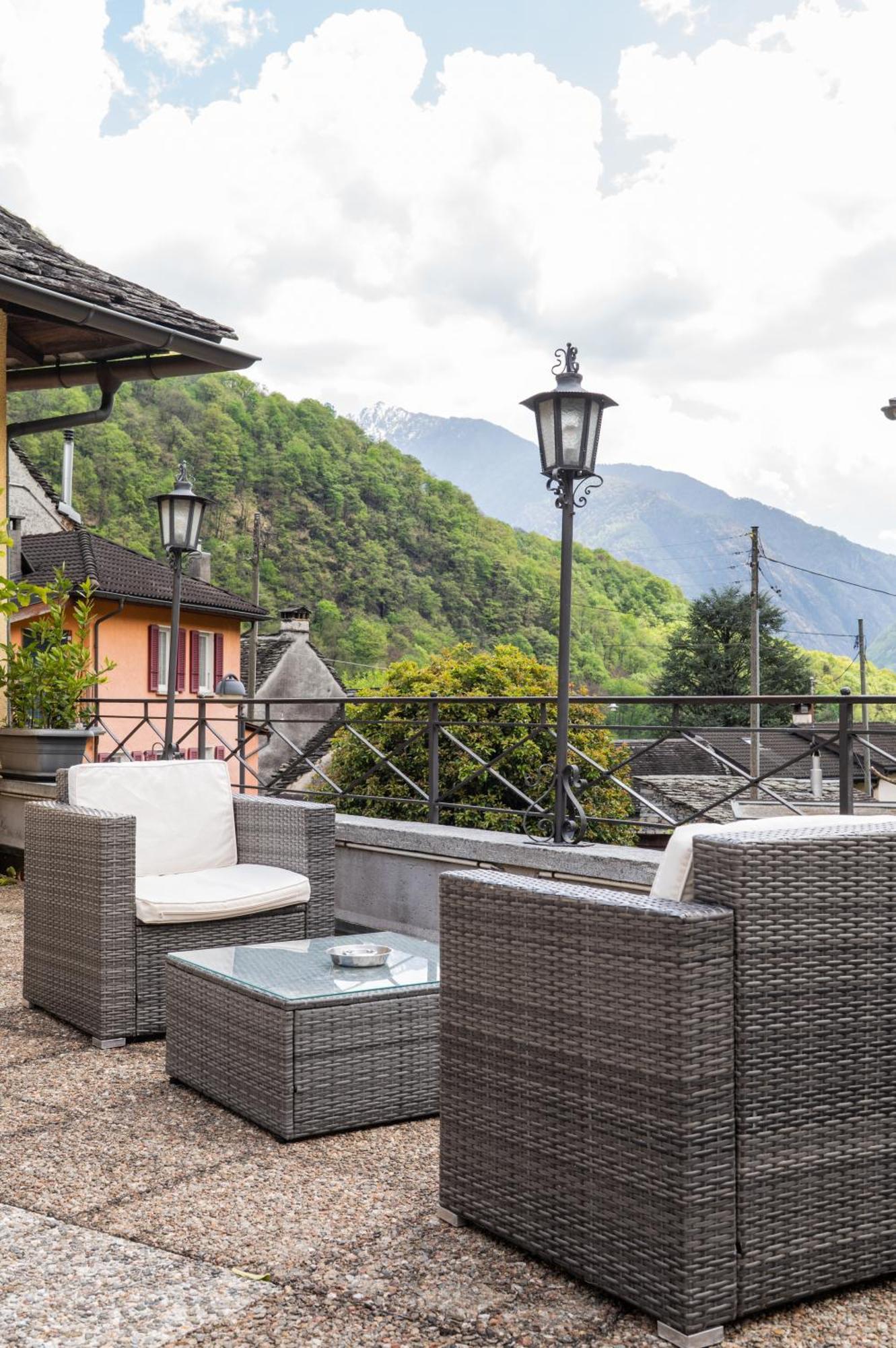 Locanda Poncini Maggia Bagian luar foto